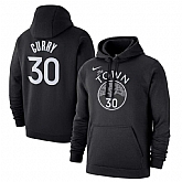 Golden State Warriors 30 Stephen Curry Nike 2019-20 City Edition Name & Number Pullover Hoodie Black,baseball caps,new era cap wholesale,wholesale hats